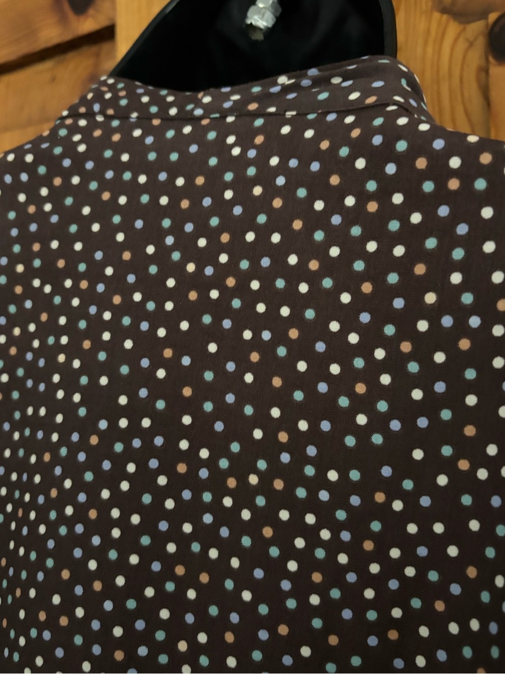 ModCloth Confetti print dress with neck bow  Sz 36 4 XS / Sm